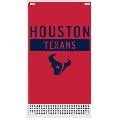 NFL Houston Texans Red Performance Series Xbox Series S Console Skin